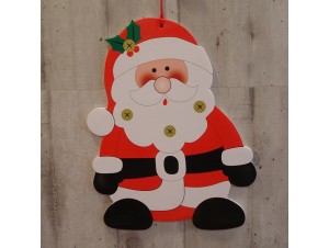 Χριστουγεννιάτικο Χάρτινο Διακοσμητικό Άγιος 38 εκ. διπλής όψης Χριστουγεννιάτικο Χάρτινο Διακοσμητικό Άγιος 38 εκ. διπλής όψης