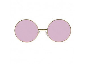 Ροζ μεγάλα στρογγυλά γυαλιά