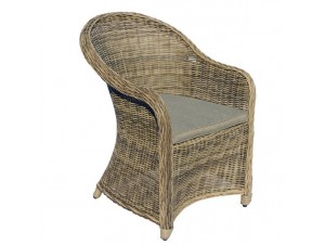 Πολυθρόνα rattan Wicker Monty έπιπλα κήπου bigstore.gr