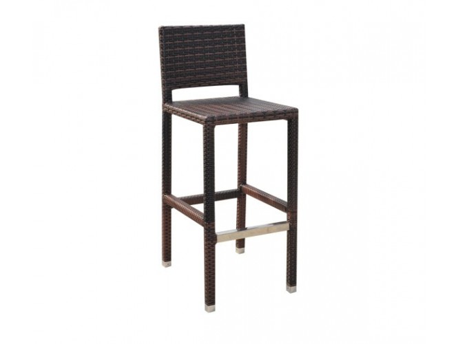 σκαμπό BAR Wicker Lottus έπιπλα κήπου bigstore.gr