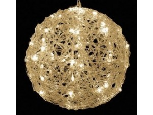 Φωτιζόμενη μπάλα με 120 Λευκά Θερμά LED Φωτιζόμενη μπάλα με 120 Λευκά Θερμά LED