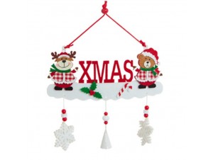 Χριστουγεννιάτικο Διακοσμητικό κρεμαστό XMAS Χριστουγεννιάτικο Διακοσμητικό κρεμαστό XMAS