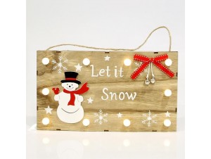 Χριστουγεννιάτικη φωτιζόμενη επιγραφή LET IT SNOW Χριστουγεννιάτικη φωτιζόμενη επιγραφή LET IT SNOW