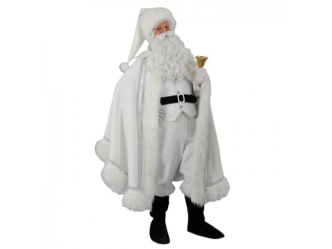 Χριστουγεννιάτικη στολή Άγιος Βασίλης Λευκός