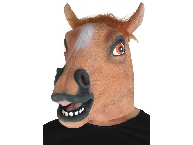 Αποκριάτικη Μάσκα Latex Άλογο