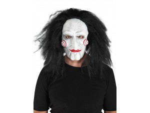 Αποκριάτικη Latex Μάσκα Jig Με Μαλλιά Αποκριάτικη Latex Μάσκα Jig Με Μαλλιά