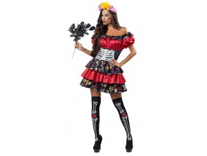 Αποκριάτικη στολή γυναικεία Day of the dead Αποκριάτικη στολή γυναικεία Day of the dead