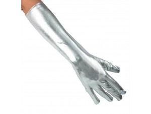 Γάντια μακριά μεταλλιζέ
