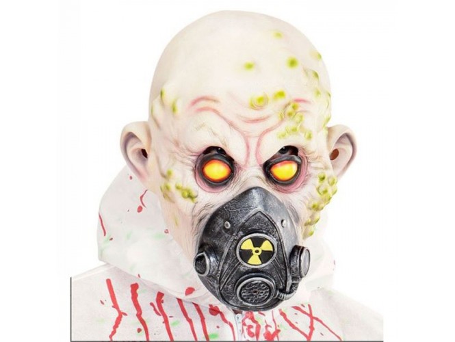 Αποκριάτικη Latex μάσκα τρόμου Μολυσμένος