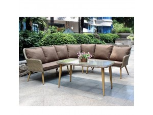 TULIP Γωνιακό Καθιστικό κήπου Rattan TULIP Γωνιακό Καθιστικό κήπου Rattan