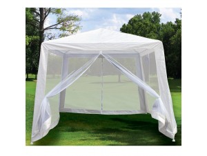 GAZEBO Κήπου 3 x 3 m Λευκό GAZEBO Κήπου 3 x 3 m Λευκό