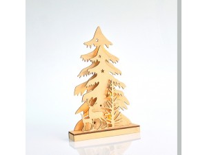 Φωτιζόμενο 3D επιτραπέζιο Διακοσμητικό δεντράκι 24 x 37 εκ. Φωτιζόμενο 3D επιτραπέζιο Διακοσμητικό δεντράκι 24 x 37 εκ.