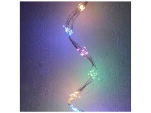 240 πολύχρωμα micro LED σε ασημί καλώδιο 3,0 μ. 240 πολύχρωμα micro LED σε ασημί καλώδιο 3,0 μ.