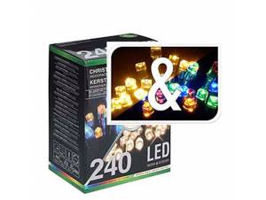 240 LED Λαμπάκια θερμά και πολύχρωμα, IP44 εξωτερικού χώρου 240 LED Λαμπάκια θερμά και πολύχρωμα, IP44 εξωτερικού χώρου