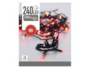 240 LED Λαμπάκια κόκκινα, IP44 εξωτερικού χώρου 240 LED Λαμπάκια κόκκινα, IP44 εξωτερικού χώρου
