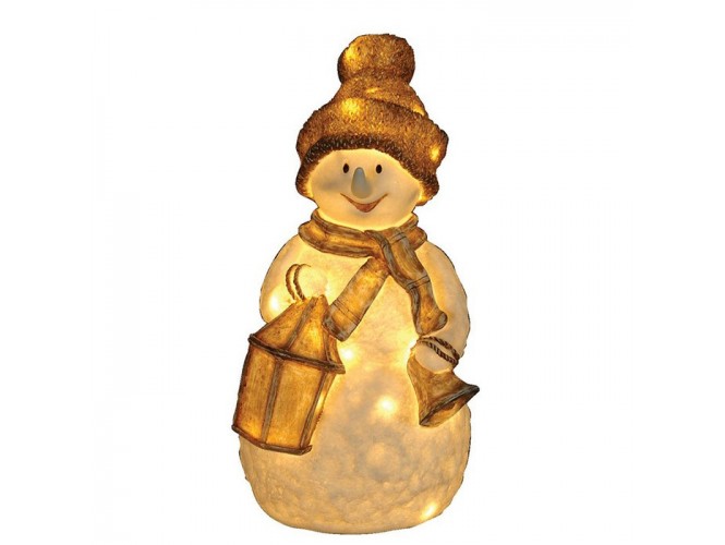 Χιονάνθρωπος Ακρυλικός με 60 LED 40 εκ.