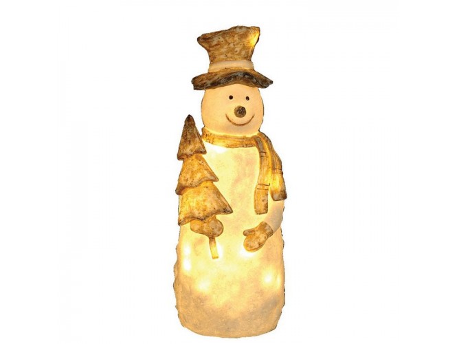 Χιονάνθρωπος Ακρυλικός με 40 LED 35 εκ.