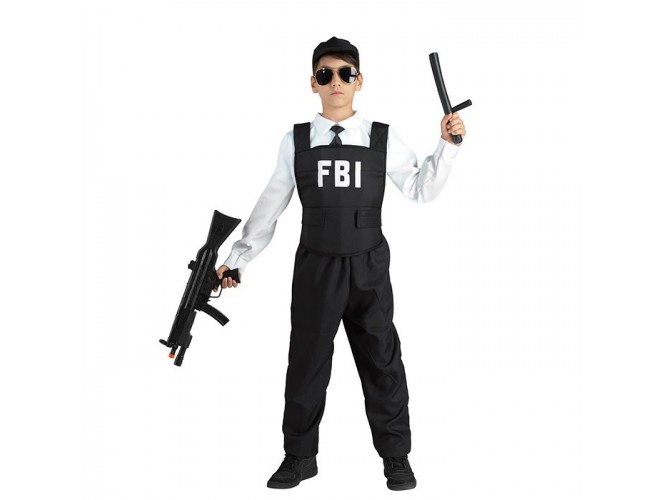Αποκριάτικη παιδική στολή FBI πράκτορας