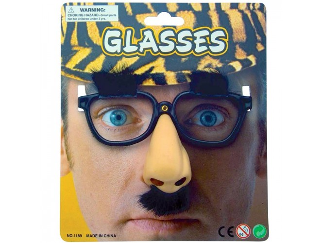 Αποκριάτικα γυαλιά με μύτη