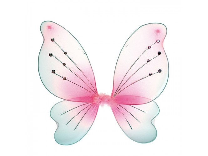 Αποκριάτικα φτερά πεταλούδας ροζ