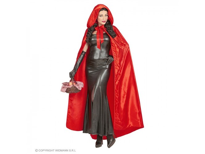 Αποκριάτικη κόκκινη κάπα με κουκούλα