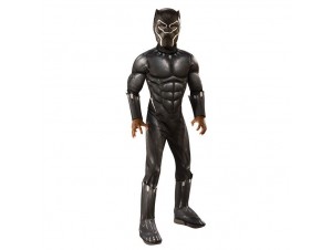 Αποκριάτικη παιδική στολή Black Panther Delux Αποκριάτικη παιδική στολή Black Panther Delux