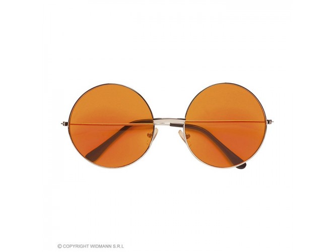 Αποκριάτικα γυαλιά με πορτοκαλί φακό