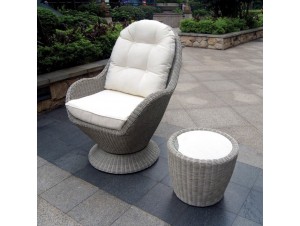 SEASHELL καθιστικό Rattan Set 2 τμχ. SEASHELL καθιστικό Rattan Set 2 τμχ.