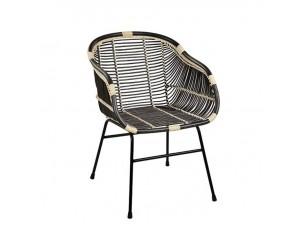 Πολυθρόνα Μεταλλική - Rattan 10084 Πολυθρόνα Μεταλλική - Rattan 10084
