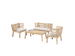 Σαλόνι κήπου Wooden Teak Σαλόνι κήπου Wooden Teak
