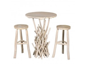 Set bar από φυσικούς κορμούς Teak Set bar από φυσικούς κορμούς Teak
