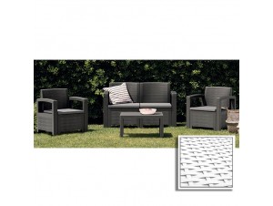 Set 4 τμχ. Σαλόνι Oak Pvc Καφέ Set 4 τμχ. Σαλόνι Oak Pvc Καφέ