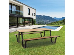 Set Τραπεζαρία Μεταλλική Πικ Νικ Set Τραπεζαρία Μεταλλική Πικ Νικ