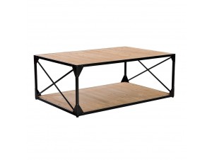 Barcelona Coffee Table White Washed μαύρο Barcelona Coffee Table White Washed μαύρο