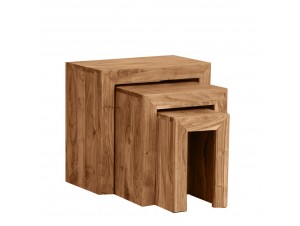 Minimal 45-35-25 Side Table Set 3Τεμ καρυδί Minimal 45-35-25 Side Table Set 3Τεμ καρυδί