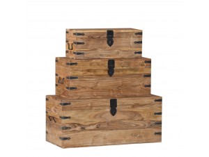 Pirates Coffee Table Set 3Τεμ καρυδί Pirates Coffee Table Set 3Τεμ καρυδί