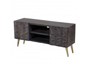 Vigano Tv Stand Καφε Vigano Tv Stand Καφε