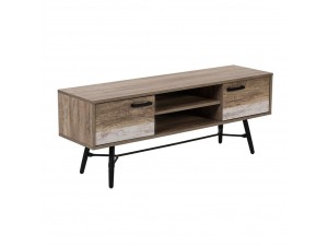 Isola Tv Stand 2Πόρτες Forest White Washed Isola Tv Stand 2Πόρτες Forest White Washed