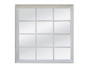 Window Καθρέπτης Λευκό Antique Window Καθρέπτης Λευκό Antique