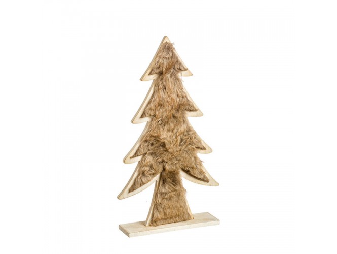 Χριστουγεννιάτικο ξύλινο δεντράκι 20x39 εκ.