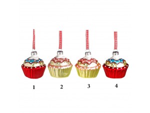 Χριστουγεννιάτικα στολίδια κεκάκια σε 4 σχέδια 5