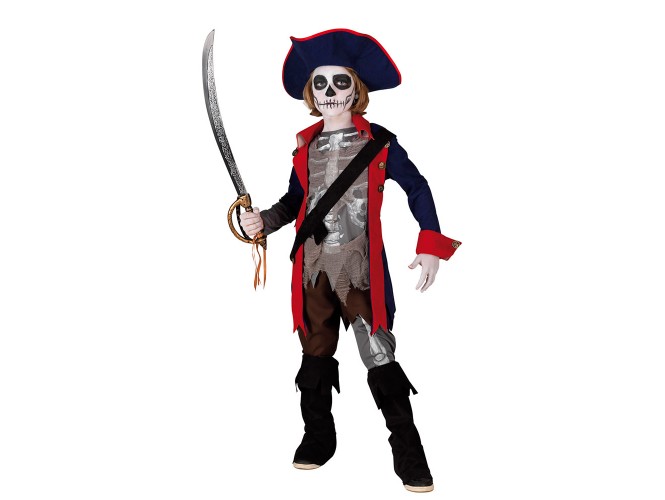 Αποκριάτικη παιδική στολή πειρατής σκελετός