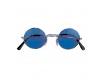 Αποκριάτικα μπλε στρογγυλά γυαλιά