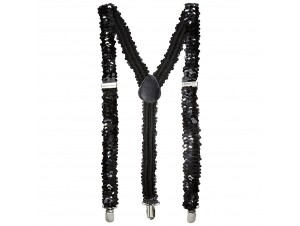 Αποκριάτικες τιράντες με μαύρες πούλιες