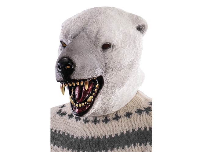 Αποκριάτικη LATEX μάσκα πολική αρκούδα
