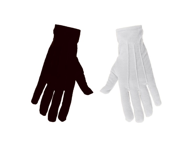 Αποκριάτικα γάντια σε 2 χρώματα