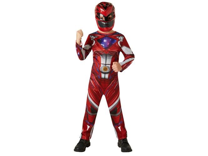 Αποκριάτικη παιδική στολή Power Rangers κόκκινη