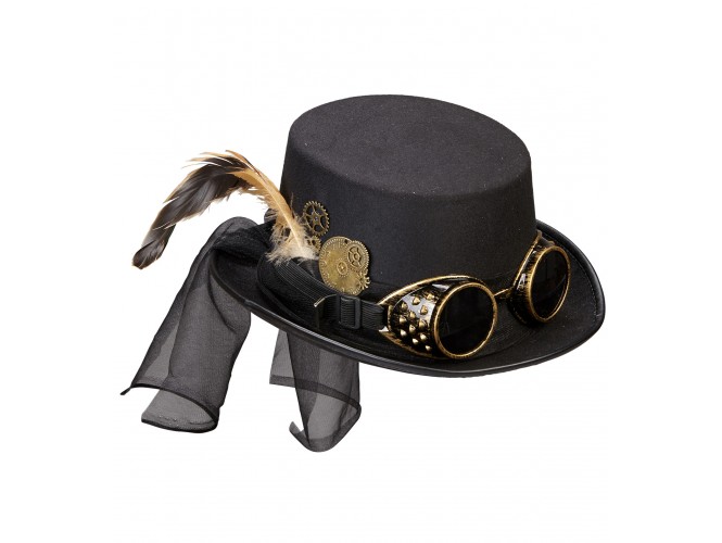 Καπέλο και γυαλιά Steampunk