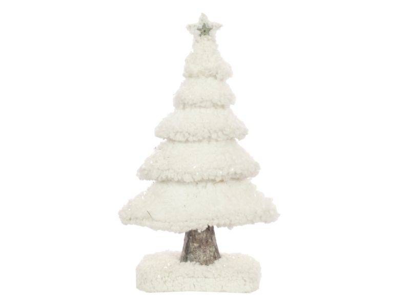 Χριστουγεννιάτικο Διακοσμητικό Δέντρο Λευκό 18 x 8 x 32 εκ.