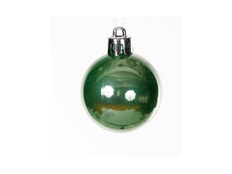 Χριστουγεννιάτικη Γυάλινη Μπάλα Πράσινο της Μέντας Γυαλιστερή 10 εκ.
